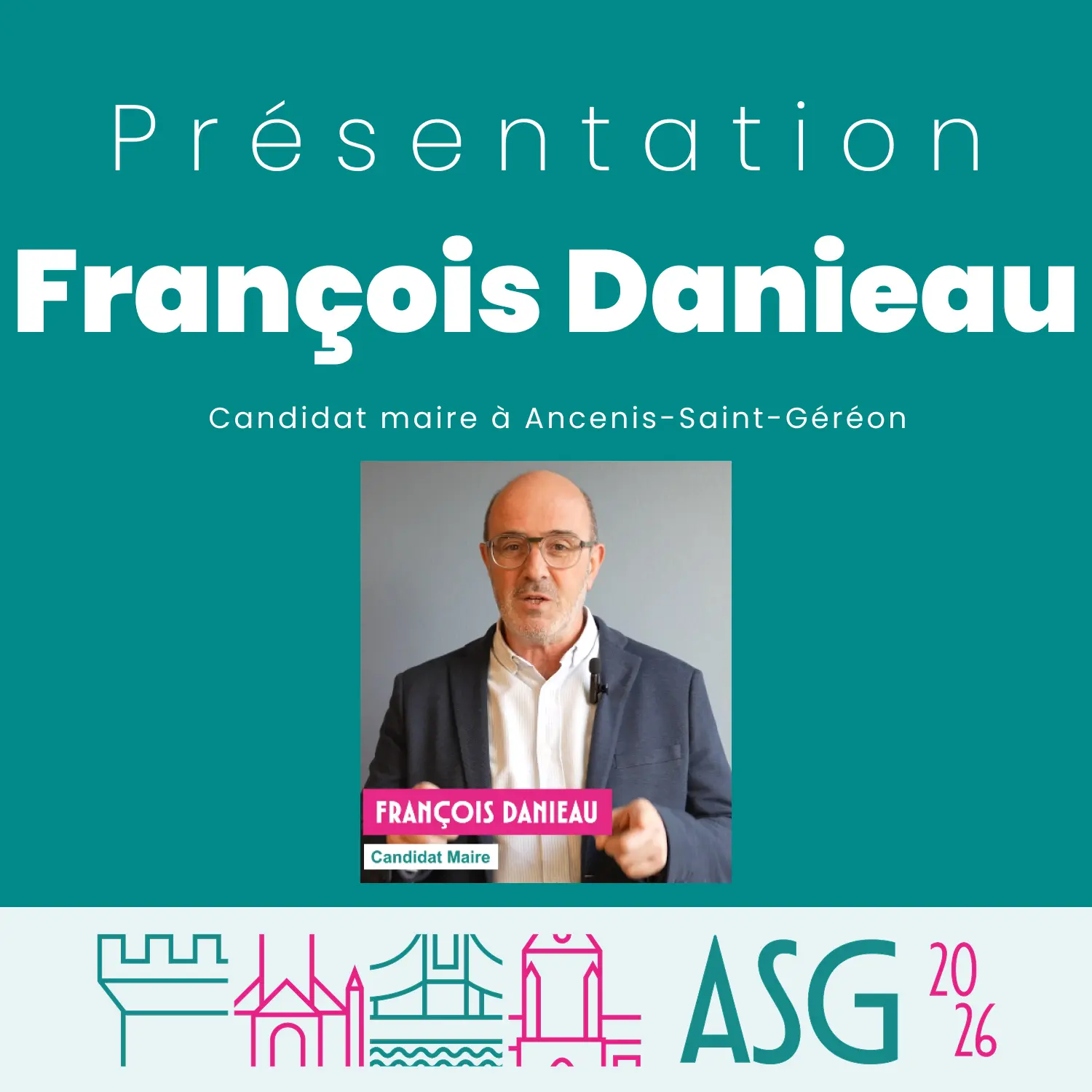 François Danieau, Candidat Maire Ancenis-Saint-Géréon